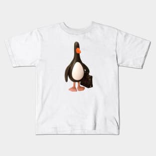 Feathers Mcgraw Is A Silent, Yet Villainous Penguin Kids T-Shirt